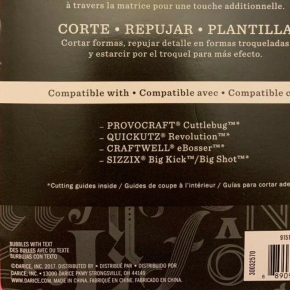 Die Cut Embossing Stencil Hello Thank You Paper Crafts Scrapbook Card Ma… - Picture 5 of 7